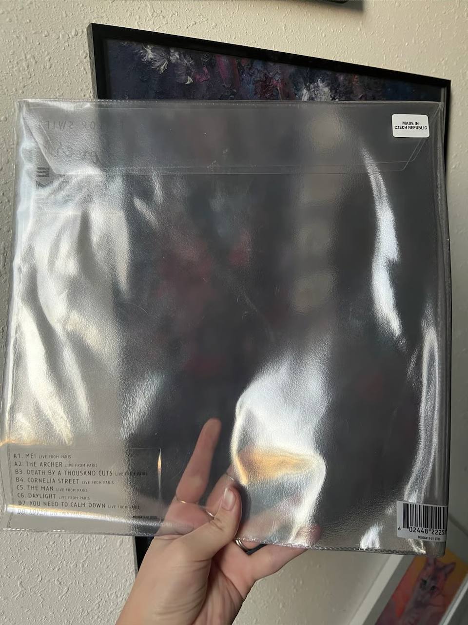 Taylor Swift – Lover (Live From Paris) Vinyl – Original 2023 Heart-Shaped First Pressing