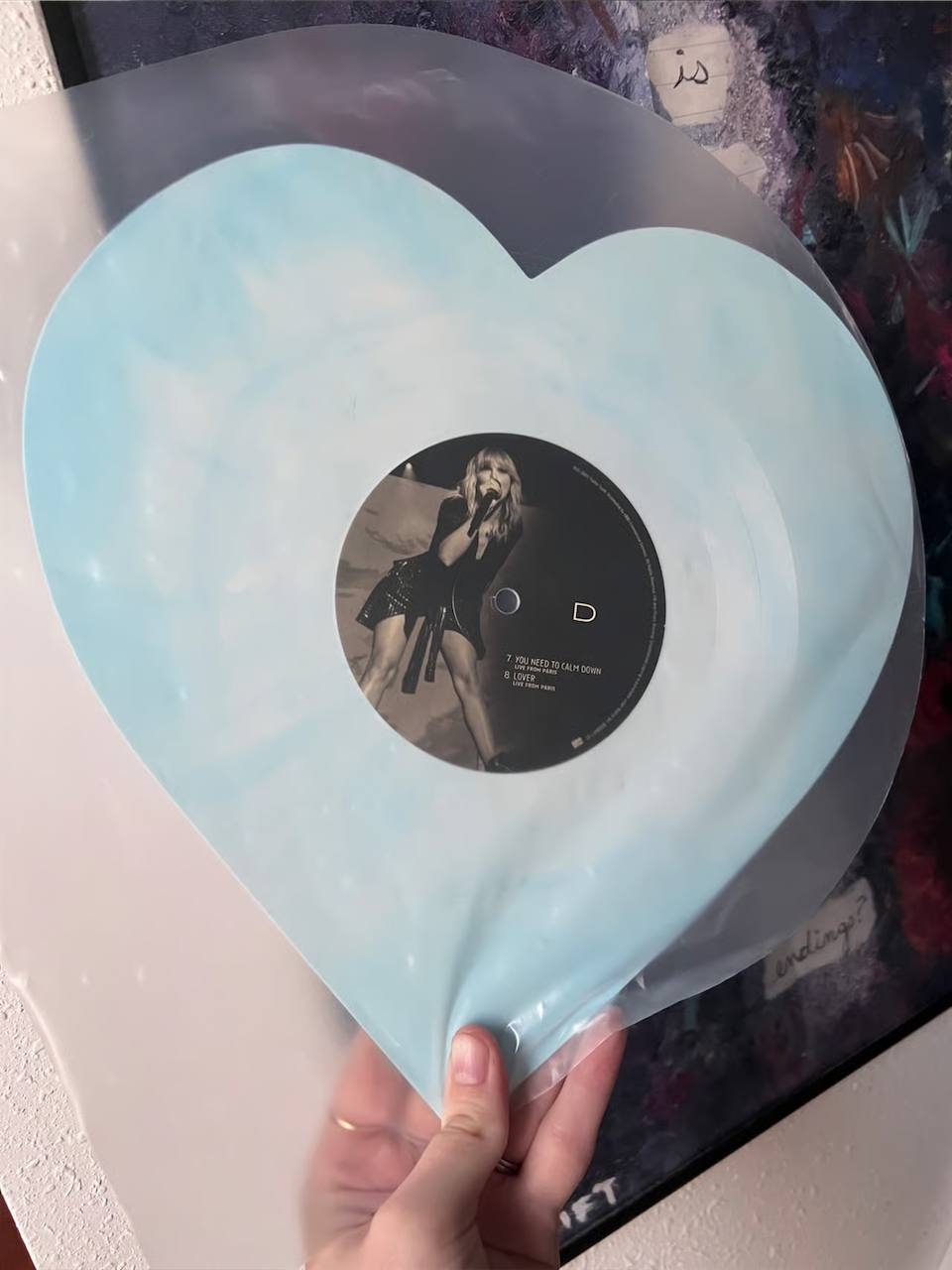Taylor Swift – Lover (Live From Paris) Vinyl – Original 2023 Heart-Shaped First Pressing