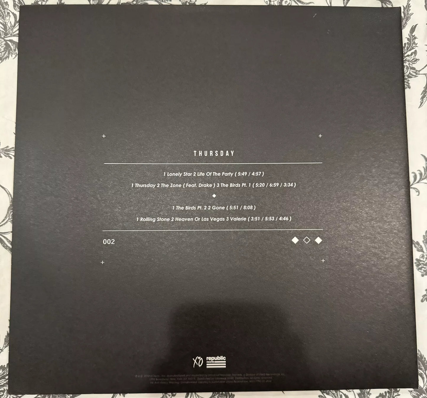 The Weeknd – Trilogy Vinyls Set (2017) – Numbered /1000 – Very Rare Collector’s Edition